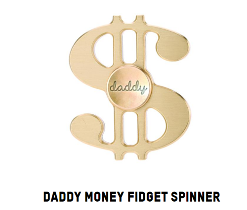 Money sign fidget store spinner