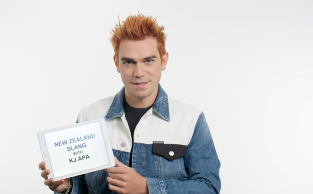 KJ Apa teaching NZ slang goes VIRAL overseas!